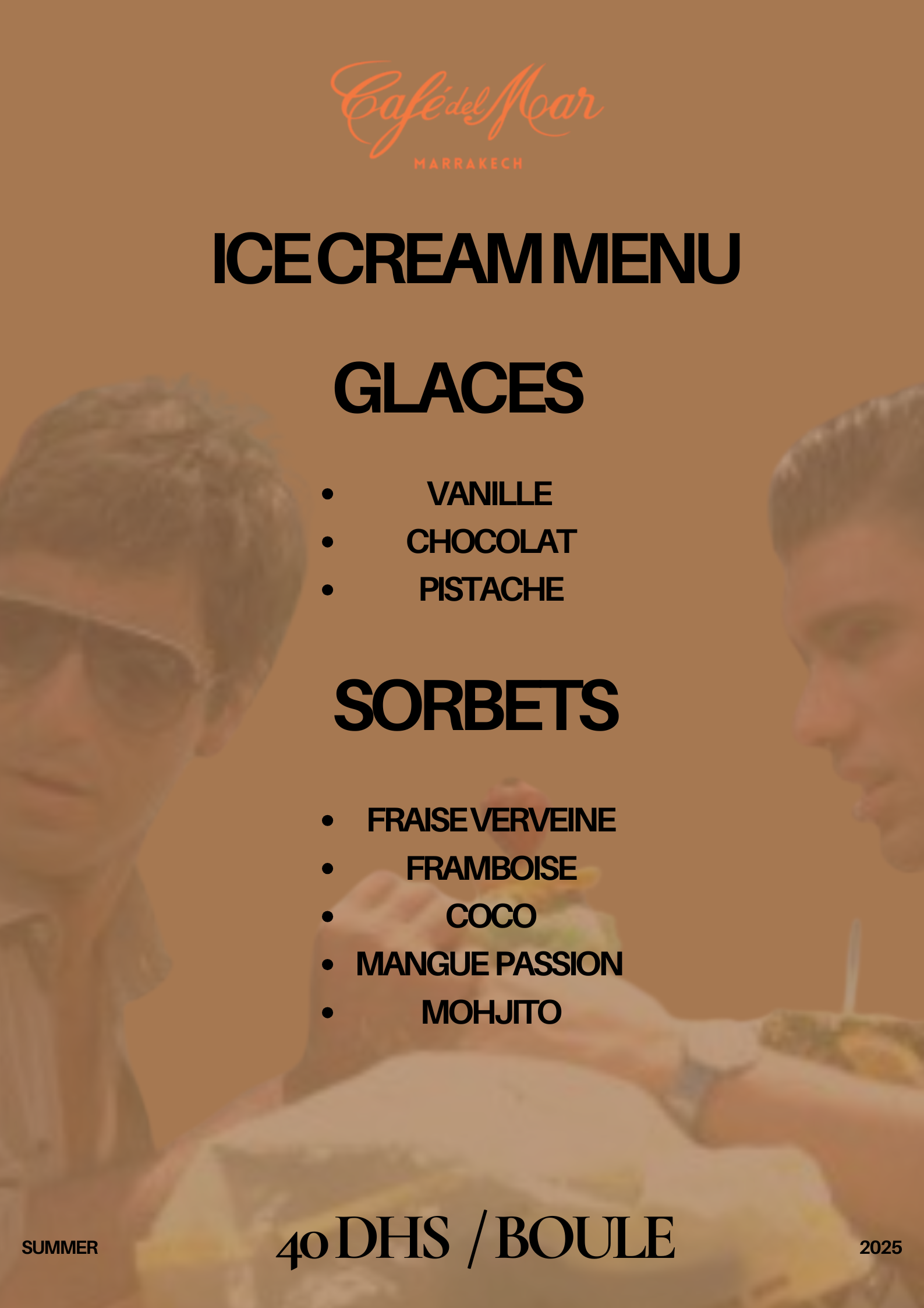 Black Beige White Minimal Simple Modern Ice Cream Summer Quote Poster.zip - 2